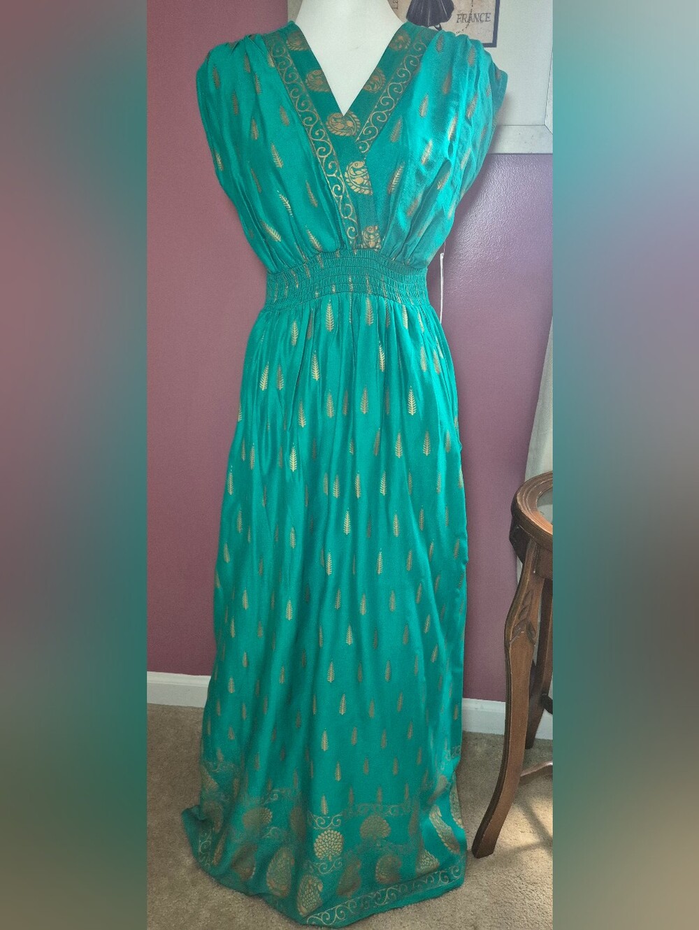 Lapogee Bohemian Maxi Dress - Size Small